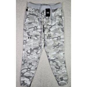Under Armour 1352027-018 Men's Sz XL Halo Gray Camo UA Unstoppable Joggers